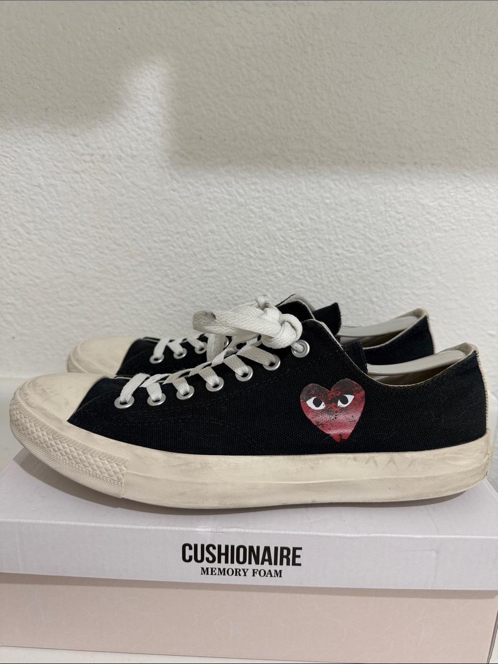 Converse x Comme des Garcons PLAY Chuck Taylor All Star Low - Black